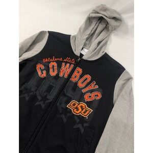 Oklahoma‎ State Women's Hoodie Size Large Full Zip G3 For Her